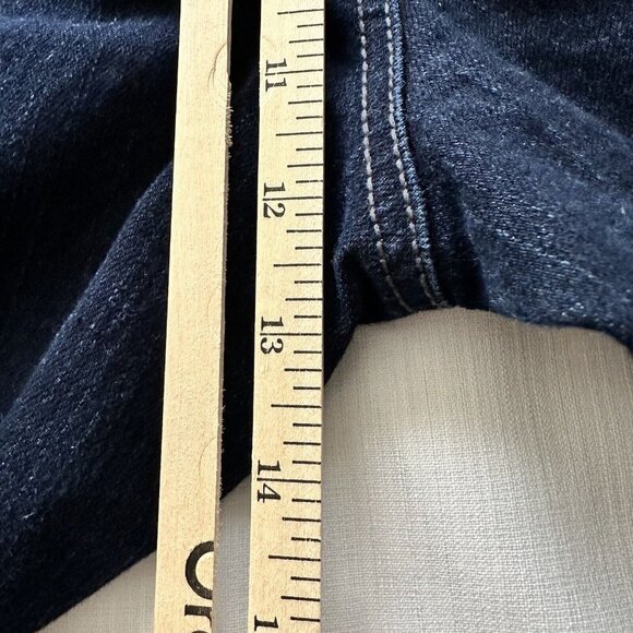 Gloria Vanderbilt Amanda Rhinestone Pocket Stretch Jeans Dark Blue Women's SZ 10 - Picture 13 of 14